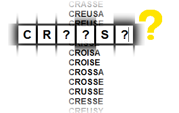 Moteur de recherche de mots. Aide à la 
résolution des grilles de mots croisés ou fléchés